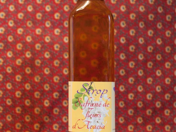 sirop de fleur d'acacia au safran